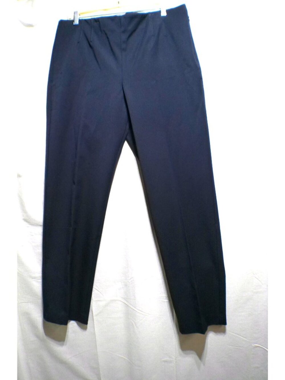 Talbots Pants Slacks Straight Leg Navy 14 Business NWT